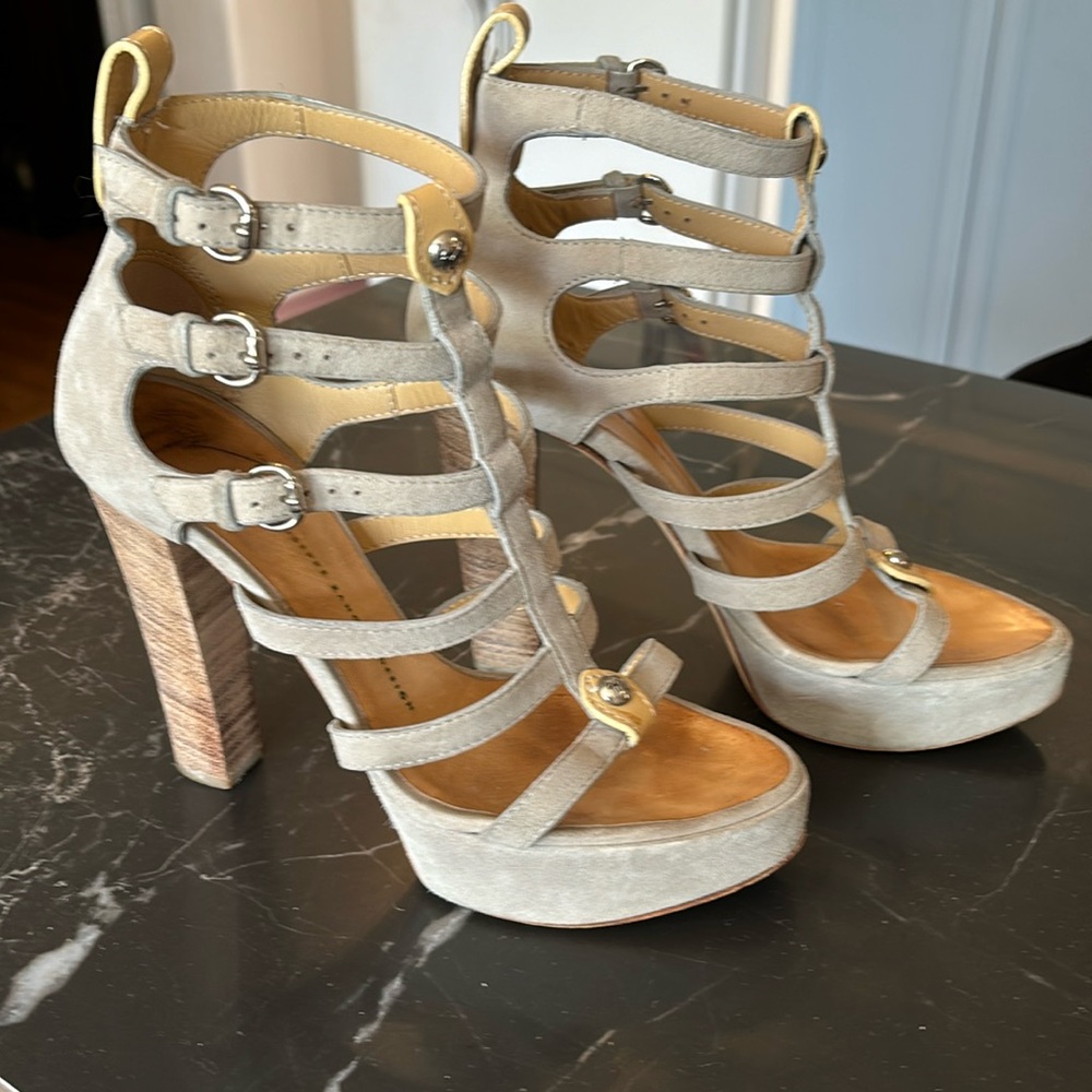 Giuseppe Zanotti, suede platform sandals